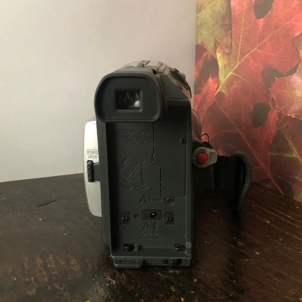 Broken Panasonic Silver Camcorder- For Part